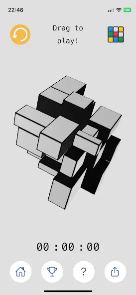 Взломанная Rubik Master: Cube Puzzle 3D на Андроид — Без рекламы — скриншот 4 Взломанная Rubik Master: Cube Puzzle 3D на Андроид — Без рекламы — скриншот 4