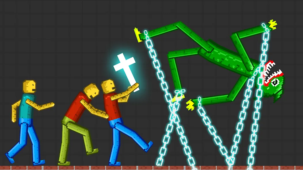 Monster Playground MOD — Много денег и бессмертие на Андроид — скриншот 5