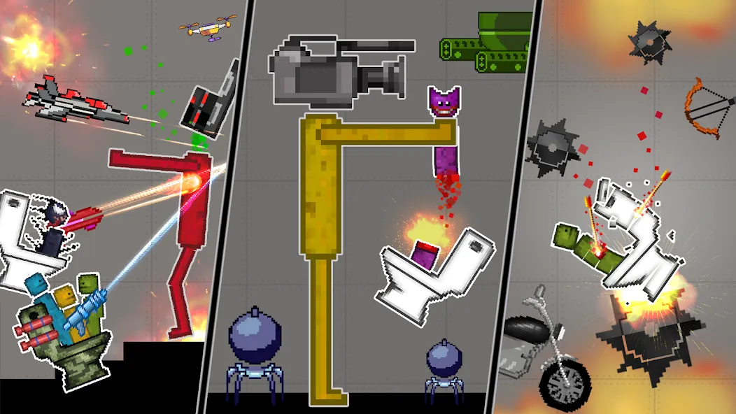 Ragdoll Dismounting Playground (Мод Много денег и всё разблокировано) — скриншот 1