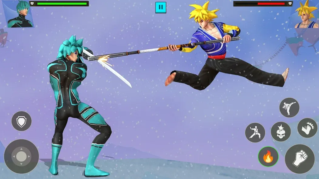 Скачать Anime Fighting Game с модом — Разблокированы все персонажи и много денег — скриншот 5
