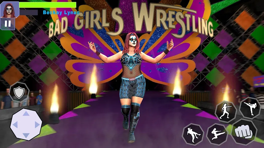 Скачать взломанную Bad Girls Wrestling Game — Много денег — скриншот 5