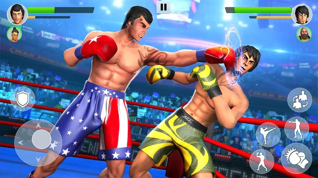 Boxing Heros: Fighting Games — Мод: Много денег — скриншот 4