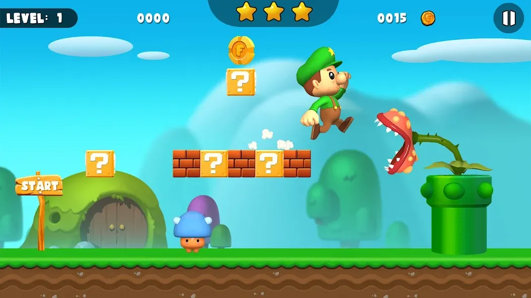 Bob World Adventure 3D MOD — Много денег на Андроид — скриншот 2