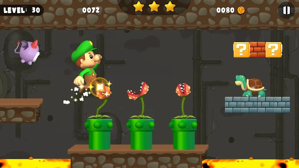 Bob World Adventure 3D MOD — Много денег на Андроид — скриншот 4