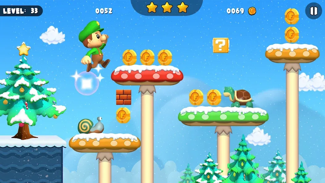 Bob World Adventure 3D MOD — Много денег на Андроид — скриншот 5