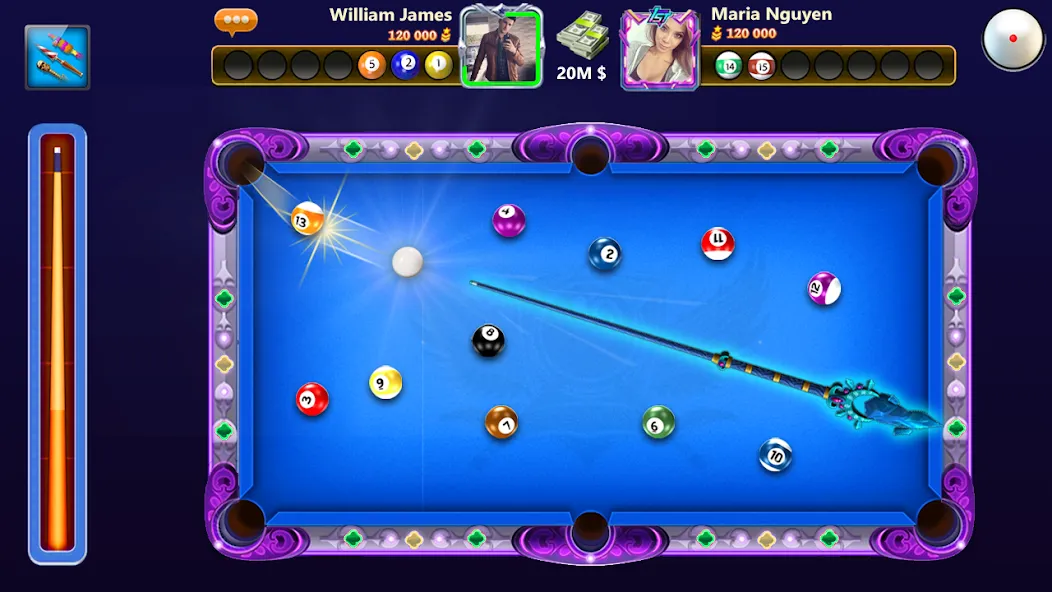 8 Ball Offline - Billiard Pool MOD — Много денег на Андроид — скриншот 2 8 Ball Offline - Billiard Pool MOD — Много денег на Андроид — скриншот 2