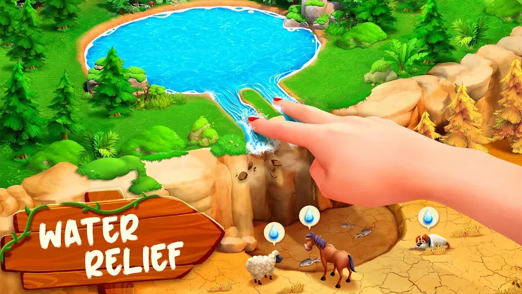 Скачать взломанную Family Farm Adventure — Бесконечная энергия и алмазы — скриншот 1 Скачать взломанную Family Farm Adventure — Бесконечная энергия и алмазы — скриншот 1