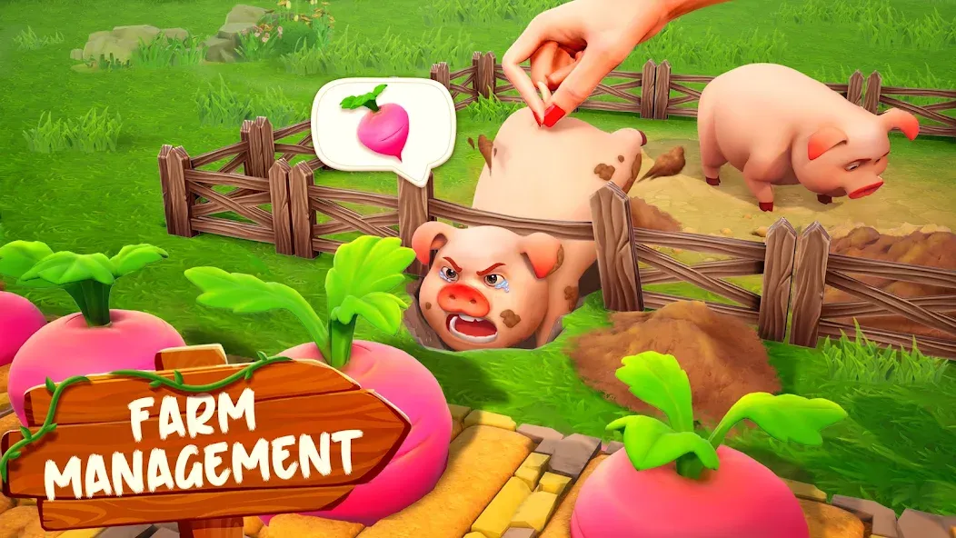 Скачать взломанную Family Farm Adventure — Бесконечная энергия и алмазы — скриншот 4 Скачать взломанную Family Farm Adventure — Бесконечная энергия и алмазы — скриншот 4