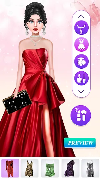 Скачать Fashion Show: Dress up Games на Android — Много денег и без рекламы — скриншот 2