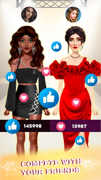 Скачать Super Stylist: Dress Up Games (Мод: Много денег) на Андроид — скриншот 2
