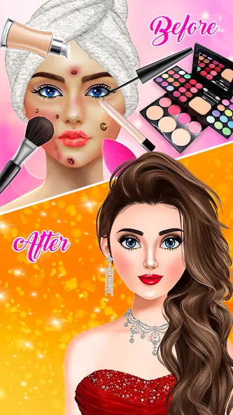 Super Stylist-Fashion Games MOD APK — Много денег и без рекламы — скриншот 2 Super Stylist-Fashion Games MOD APK — Много денег и без рекламы — скриншот 2