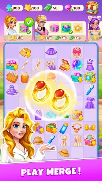 Скачать Fashion Nova: Merge & Stylist MOD APK — Много денег — скриншот 4 Скачать Fashion Nova: Merge & Stylist MOD APK — Много денег — скриншот 4