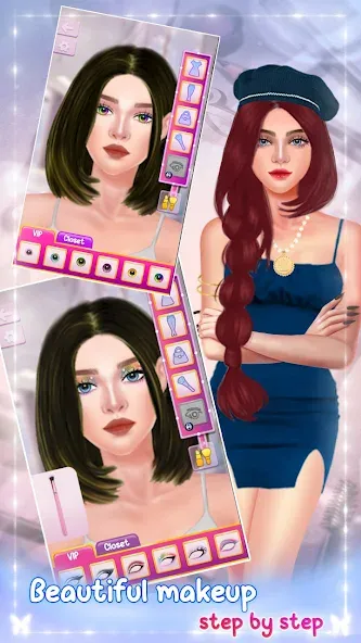 Fashion Stylist: Dress Up Game Mod APK Много денег и алмазов — Скачать на Андроид — скриншот 2