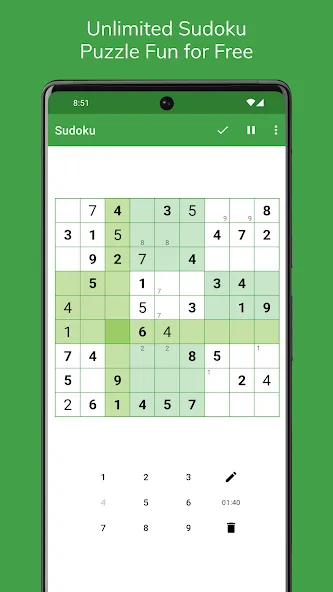 Скачать Sudoku — Все уровни разблокированы — скриншот 1