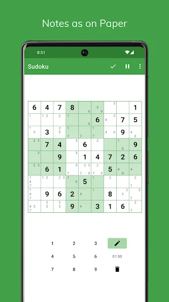 Скачать Sudoku — Все уровни разблокированы — скриншот 3