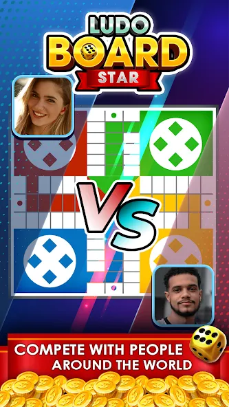 Ludo Online Multiplayer MOD APK на Android — Много денег — скриншот 2