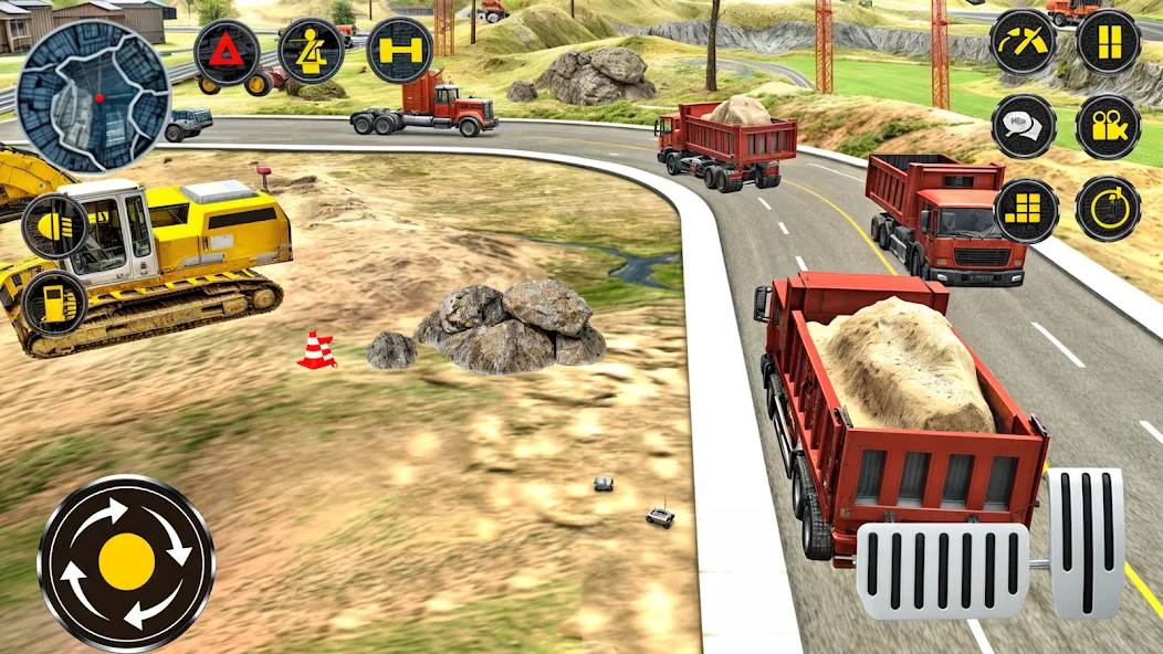 Скачать Heavy Excavator Simulator PRO — Много денег и всё разблокировано — скриншот 1