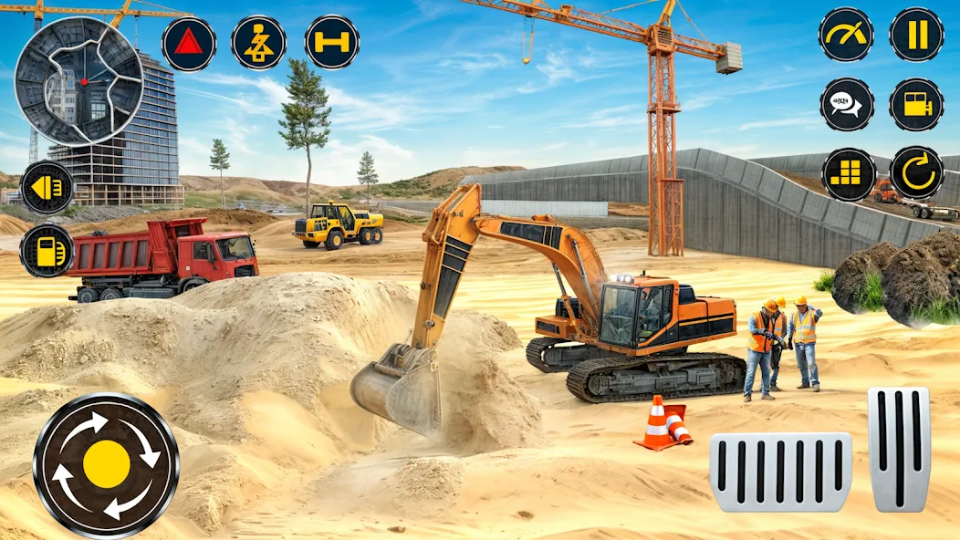 Скачать Heavy Excavator Simulator PRO — Много денег и всё разблокировано — скриншот 2