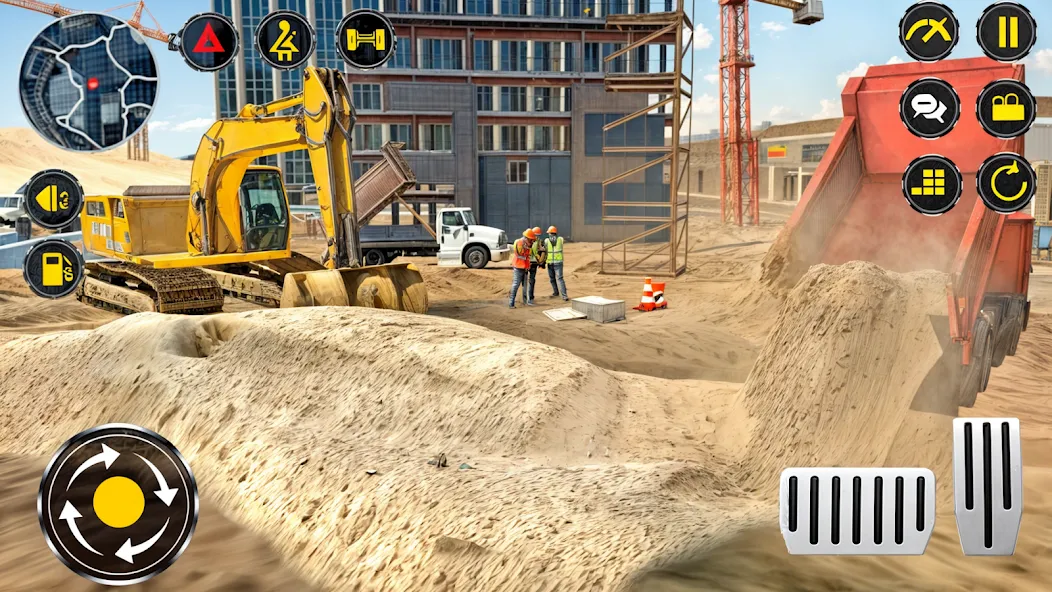 Скачать Heavy Excavator Simulator PRO — Много денег и всё разблокировано — скриншот 4