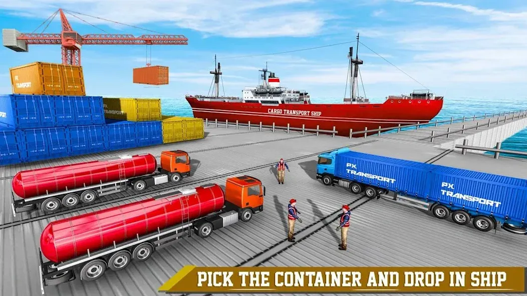 Скачать Cargo Transport Truck Driving на телефон — Много денег — скриншот 4 Скачать Cargo Transport Truck Driving на телефон — Много денег — скриншот 4