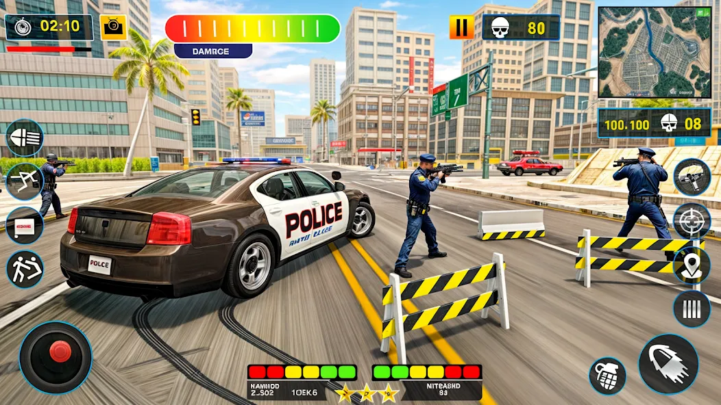 Взлом US Police Shooting Crime City — Много денег — скриншот 2