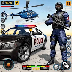 Взлом US Police Shooting Crime City — Много денег