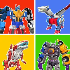 Взломанная Superhero Robot Monster Battle на Андроид — Много денег и бесконечные кристаллы