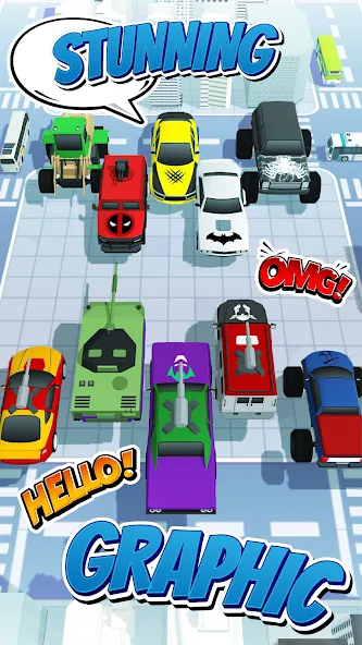 Superhero Car Merge Battle — Взломанная версия (Много денег) — скриншот 4