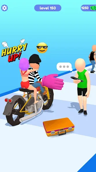 Скачать Thief Run Race 3D: Fun Race (Мод: Много денег) на Андроид — скриншот 5