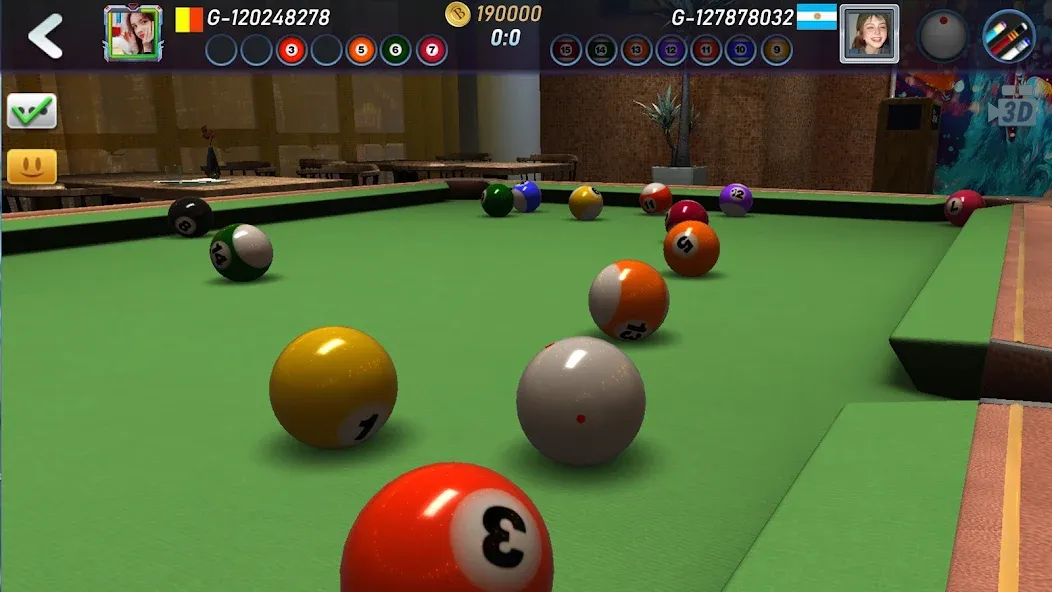 Скачать взлом Real Pool 3D 2 на Андроид — Много денег — скриншот 1