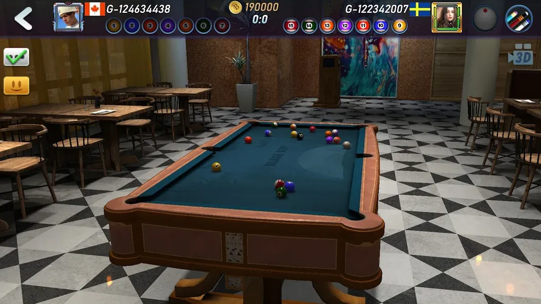 Скачать взлом Real Pool 3D 2 на Андроид — Много денег — скриншот 3