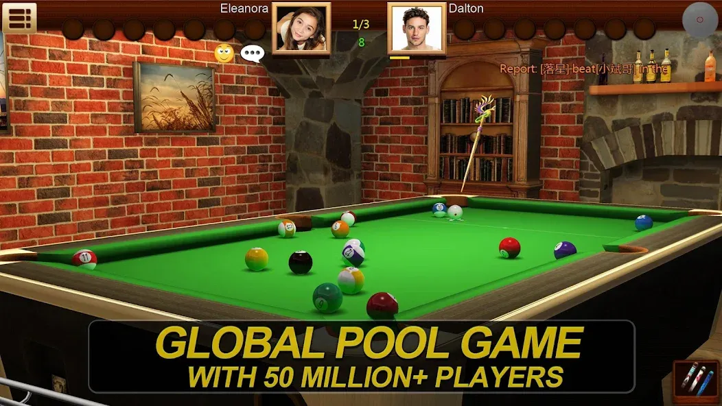 Взломанная Real Pool 3D Online 8Ball Game на Андроид — Много денег и бесконечная кий-энергия — скриншот 5