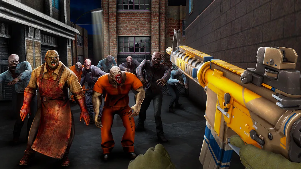 Скачать Zombination - FPS Zombie Games на телефон — Много денег — скриншот 5