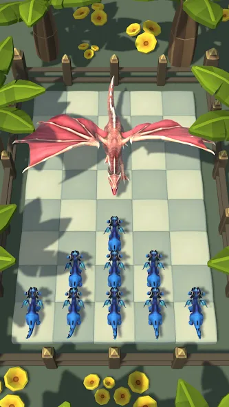 Dragon Fight - Merge Games — Много денег — скриншот 1