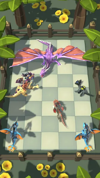 Dragon Fight - Merge Games — Много денег — скриншот 2