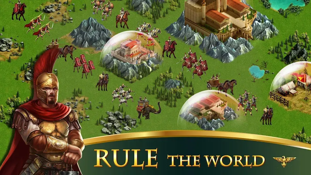 Скачать Empire:Rome Rising на телефон — Много денег и золота — скриншот 3