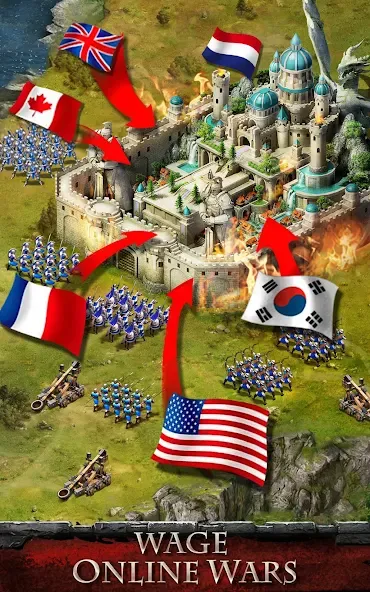 Скачать Empire War: Age of hero на Андроид — Много денег — скриншот 4