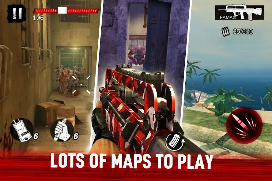 Zombie Frontier 4: Shooting 3D MOD APK на Android — Много денег — скриншот 4