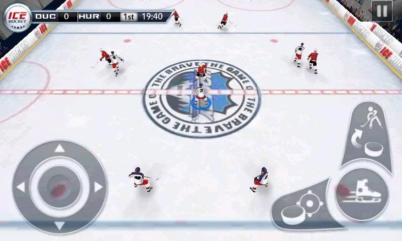 Ice Hockey 3D (Мод Много денег) — скриншот 1