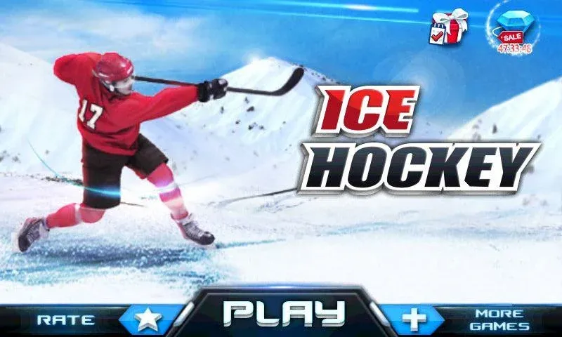 Ice Hockey 3D (Мод Много денег) — скриншот 2