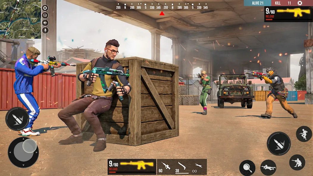 FPS Encounter Strike Offline Mod APK Много денег — Скачать на Андроид — скриншот 2