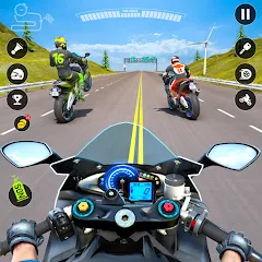 Moto Traffic Bike Race Game 3d Mod APK Много денег — Скачать на Андроид