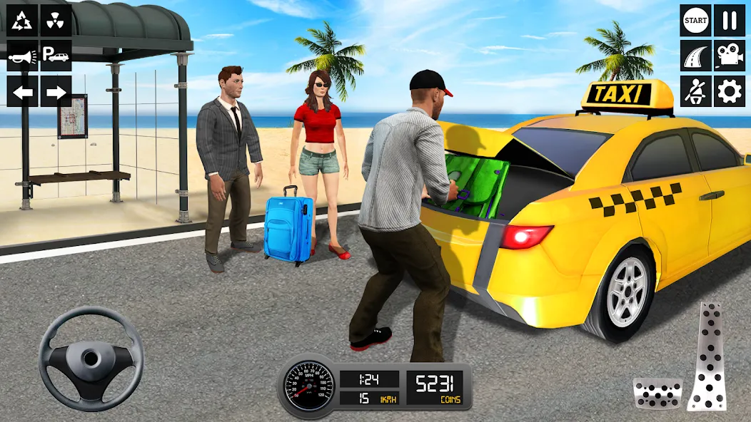 Скачать Taxi Simulator 3d Taxi Sim на Андроид — Много денег — скриншот 1 Скачать Taxi Simulator 3d Taxi Sim на Андроид — Много денег — скриншот 1
