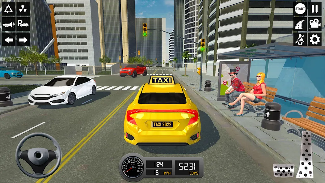 Скачать Taxi Simulator 3d Taxi Sim на Андроид — Много денег — скриншот 2 Скачать Taxi Simulator 3d Taxi Sim на Андроид — Много денег — скриншот 2