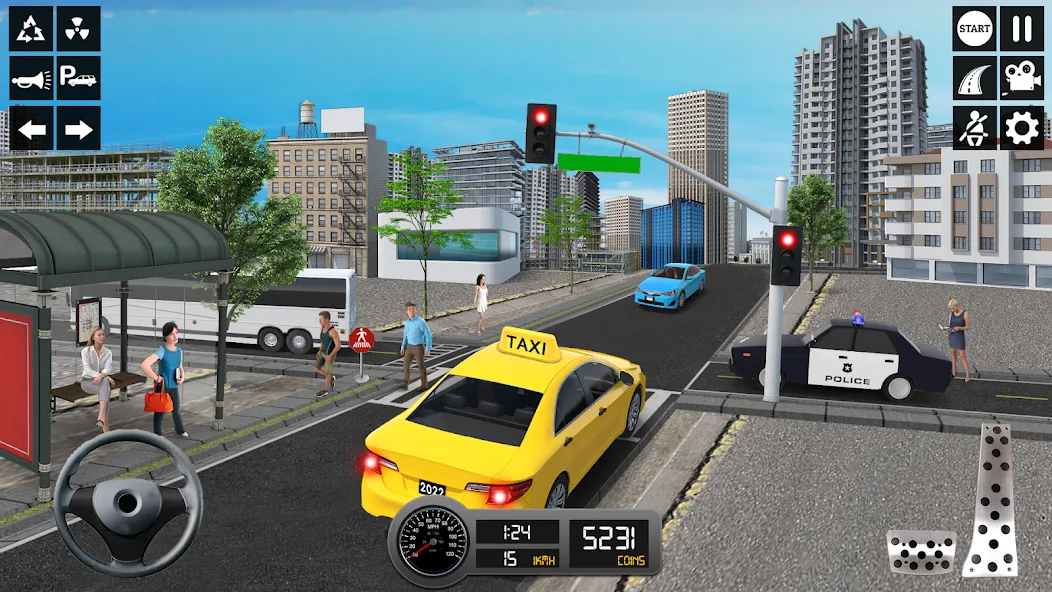 Скачать Taxi Simulator 3d Taxi Sim на Андроид — Много денег — скриншот 3 Скачать Taxi Simulator 3d Taxi Sim на Андроид — Много денег — скриншот 3