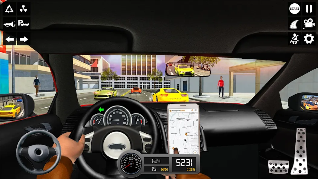 Скачать Taxi Simulator 3d Taxi Sim на Андроид — Много денег — скриншот 5