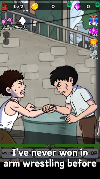 Arm Wrestling Clicker на Андроид — Мод Много денег — скриншот 3