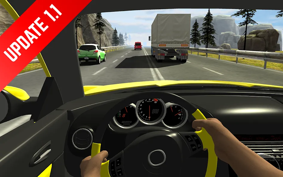 Скачать Racing in Car на Андроид — Много денег — скриншот 2