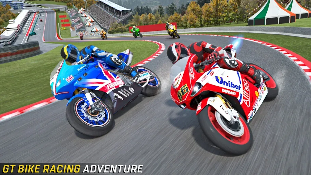 GT Bike Racing: Moto Bike Game MOD APK на Android — Много денег — скриншот 1 GT Bike Racing: Moto Bike Game MOD APK на Android — Много денег — скриншот 1