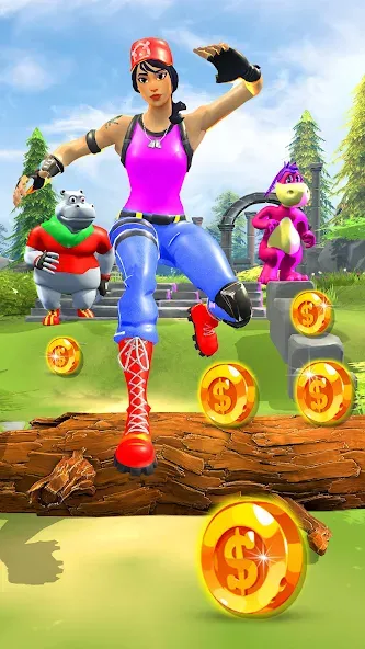 Jungle Run Temple Escape Games MOD APK — Много денег — скриншот 3